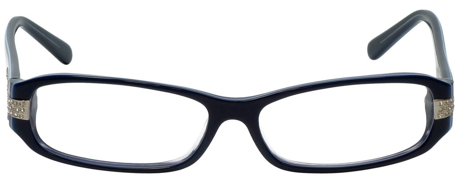 Calabria 847 Dazzles Reading Glasses with Hard Case - Stylish Blue Light Blocking Readers for Women & Men - Perfect for Reading, Computer Use & Office Work