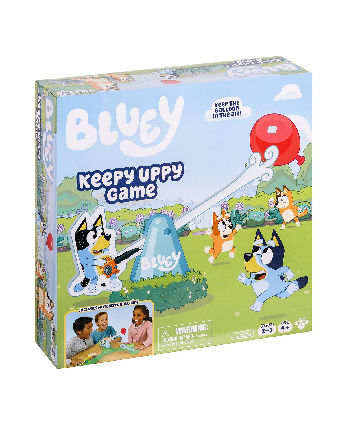 Bluey Keepy Uppy Balloon Game with Motorized Action - Fun Interactive Toy for Kids - Perfect for Indoor Play, Birthday Parties & Family Game Nights