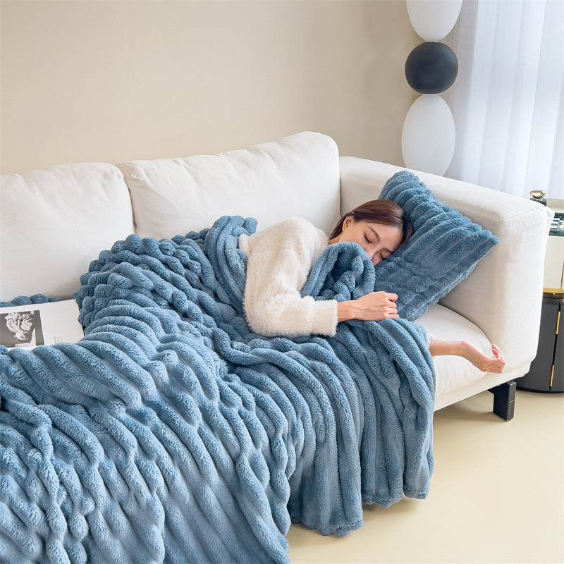 Snuggle Blanket: Ultra Soft Weighted Blanket for Winter - Perfect for Cozy Evenings, Stress Relief & Better Sleep