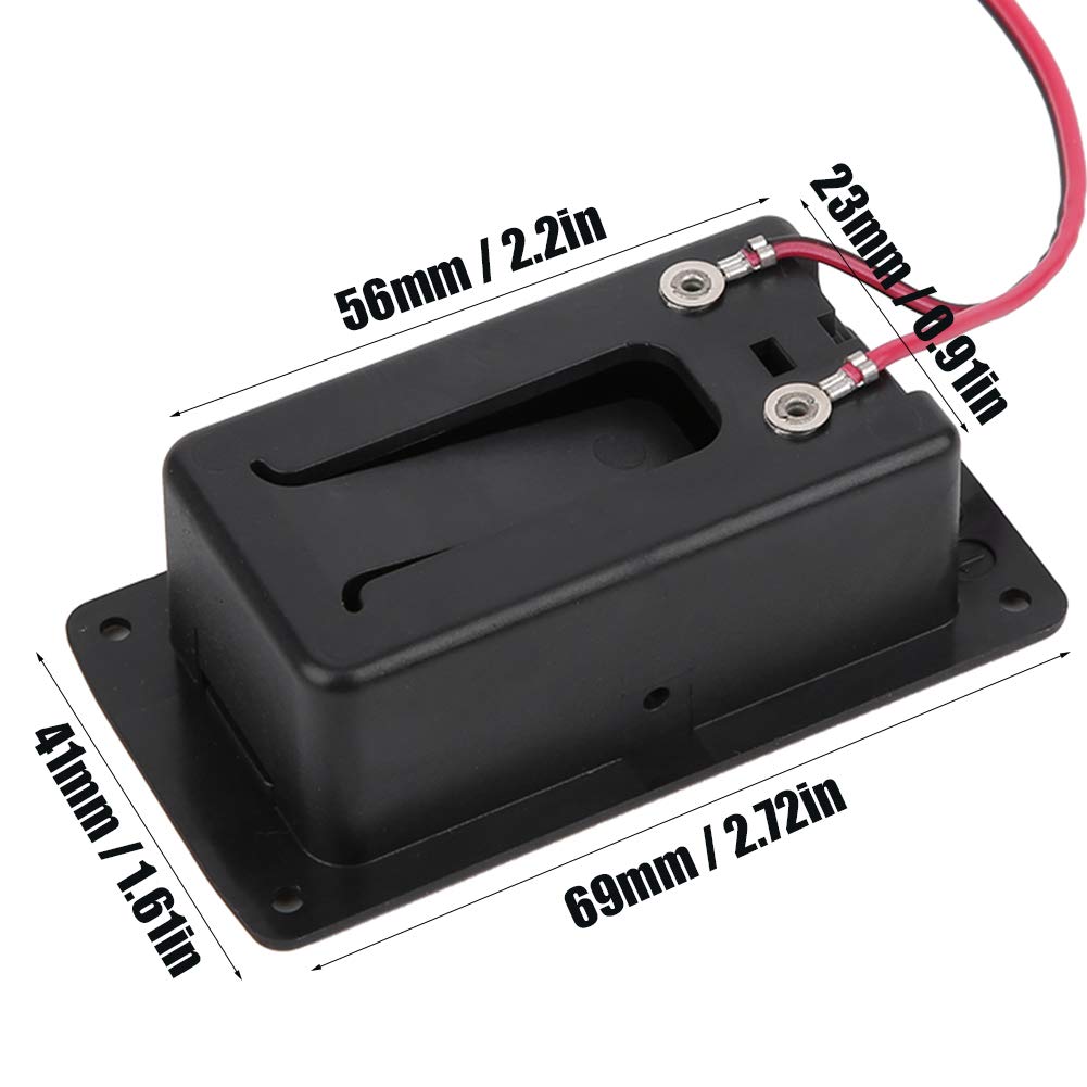 Durable Guitar Battery Cover Box for Bass Guitar - Replacement Part for Secure Battery Protection | Perfect for Live Performances & Studio Recording