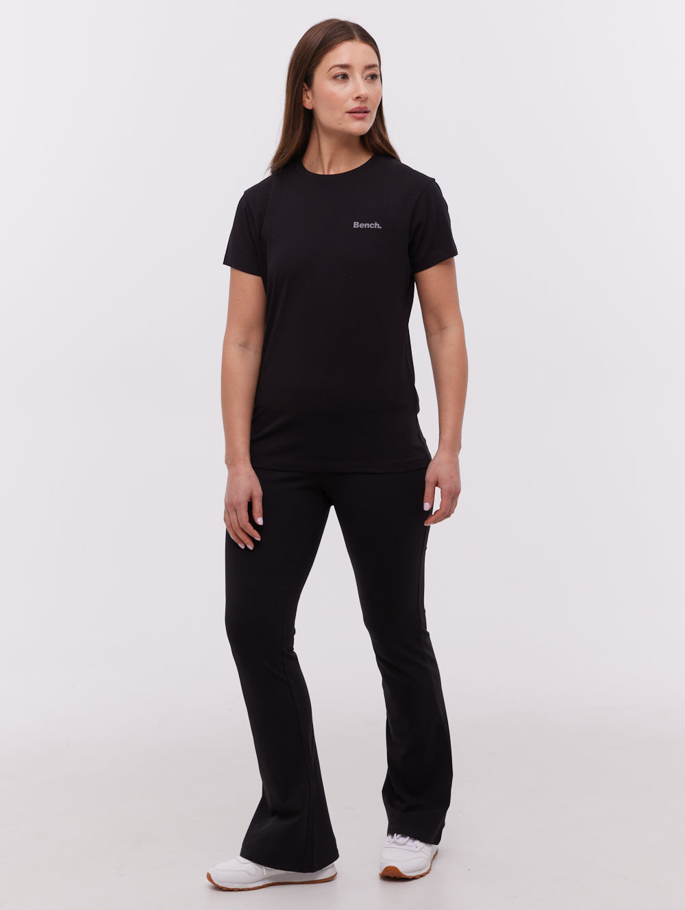 Heatha Women's T-Shirt & Leggings Set - 3 Pack Cotton Comfort Outfit for Yoga, Gym & Casual Wear