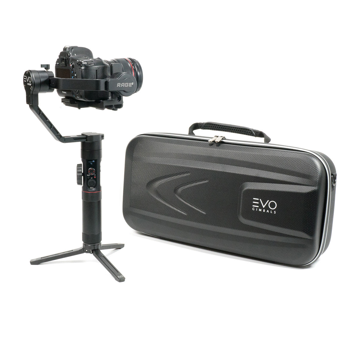 EVO Gimbals Rage3 Pro DSLR Camera Stabilizer - 3-Axis Handheld Gimbal for Smooth Video Shooting, Vlogging & Filmmaking - Perfect for Travel, YouTube & Professional Videography