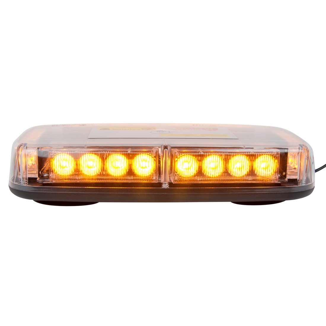 Alt Amber Emergency Warning LED Mini Bar - Portable Safety Light for Vehicles, Roadside Emergencies, Construction Sites & Hazard Warnings