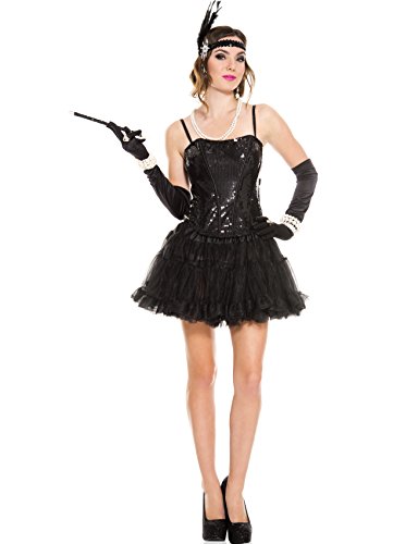 Sparkly Sequined Corset Top for Women - Elegant & Sexy Bustier for Parties, Performances & Special Occasions