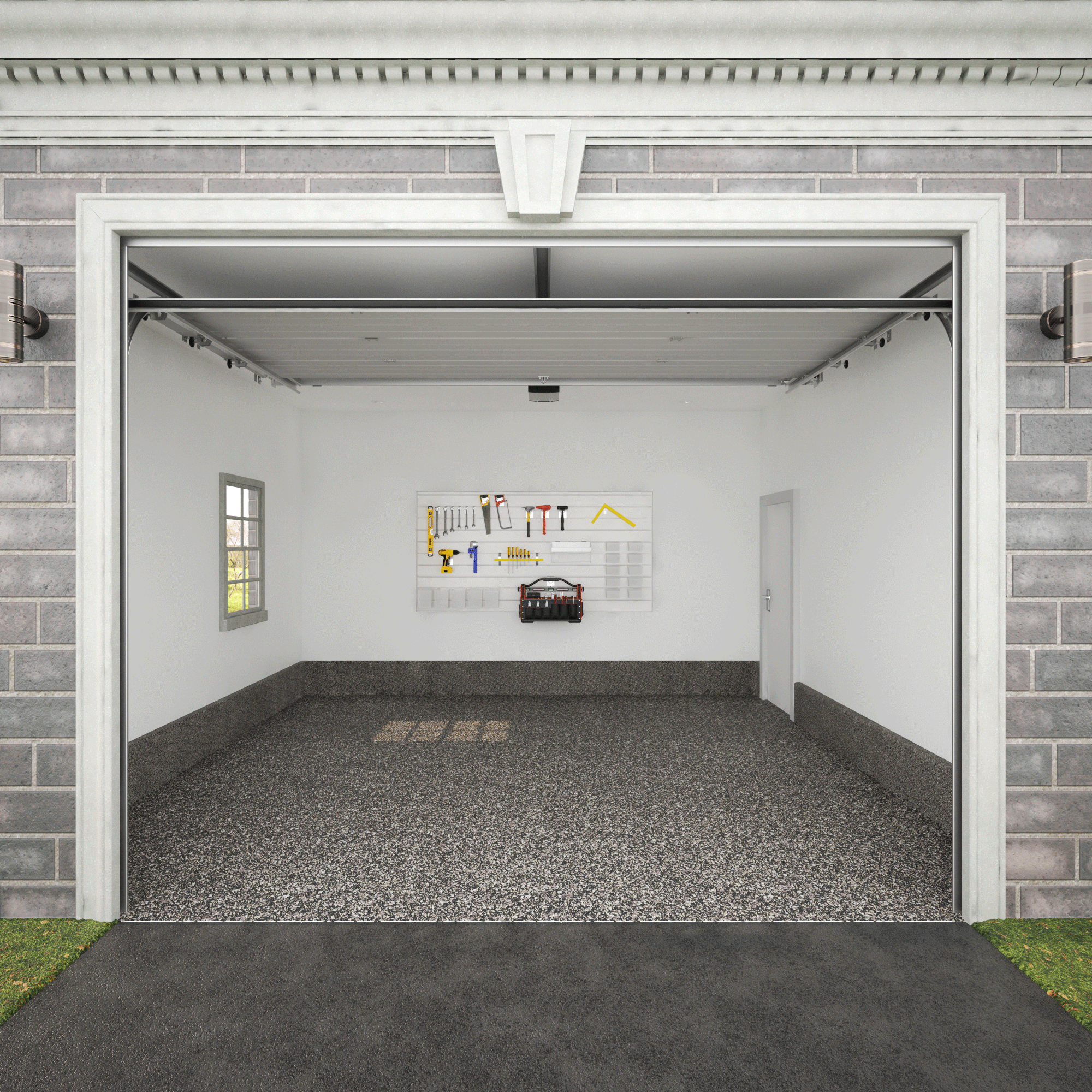 PVC Slatwall Handyman Bundle - Durable Wall Panel System for Retail Displays & Garage Organization - Perfect for Store Shelving, Tool Storage & Home Decor