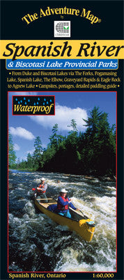 Chrismar Spanish River Map - Detailed Waterproof Topographic Map for Kayaking, Canoeing & Hiking Adventures