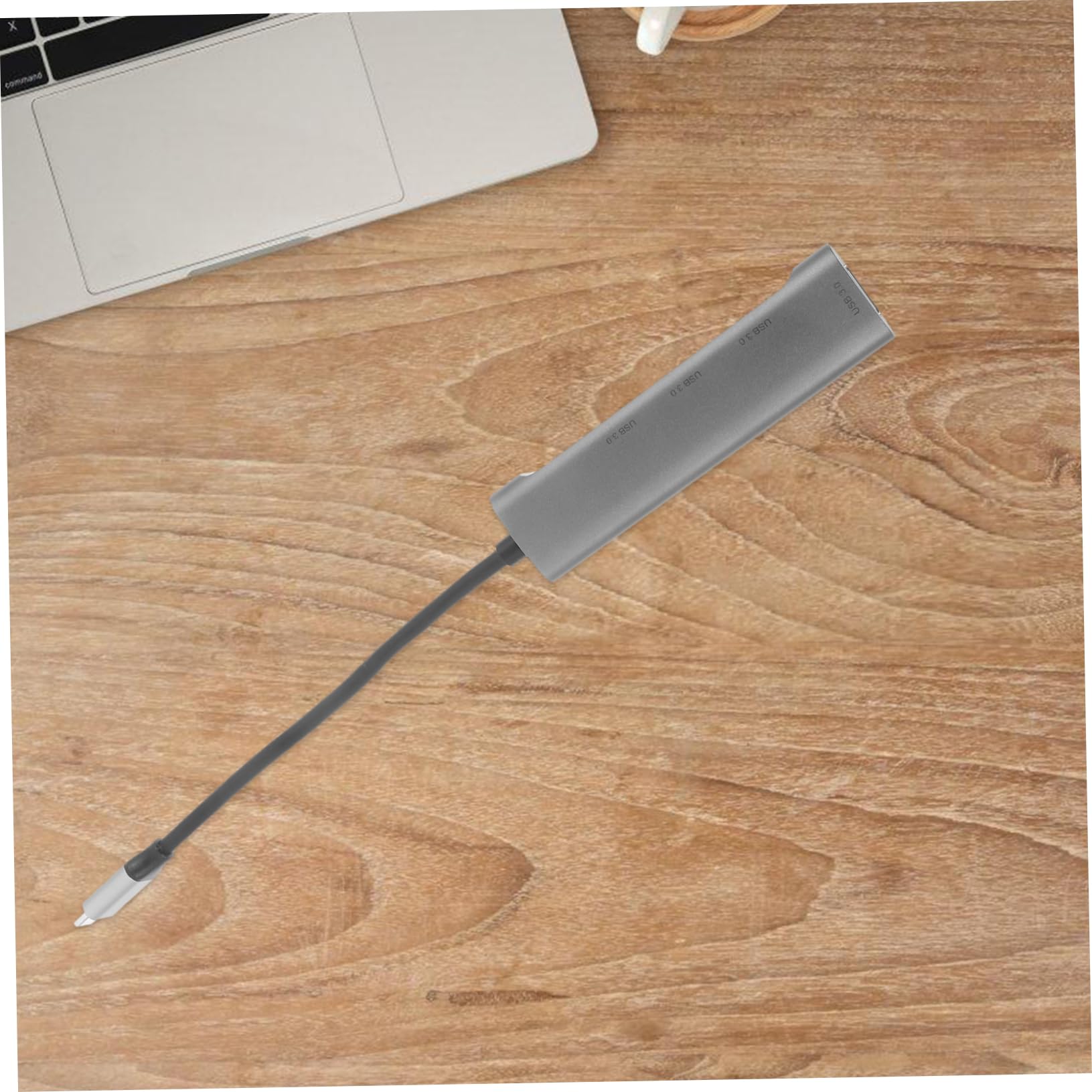 4-Port USB-C Hub for Fast Charging & Data Transfer - Aluminum Alloy Design for Laptop & PC