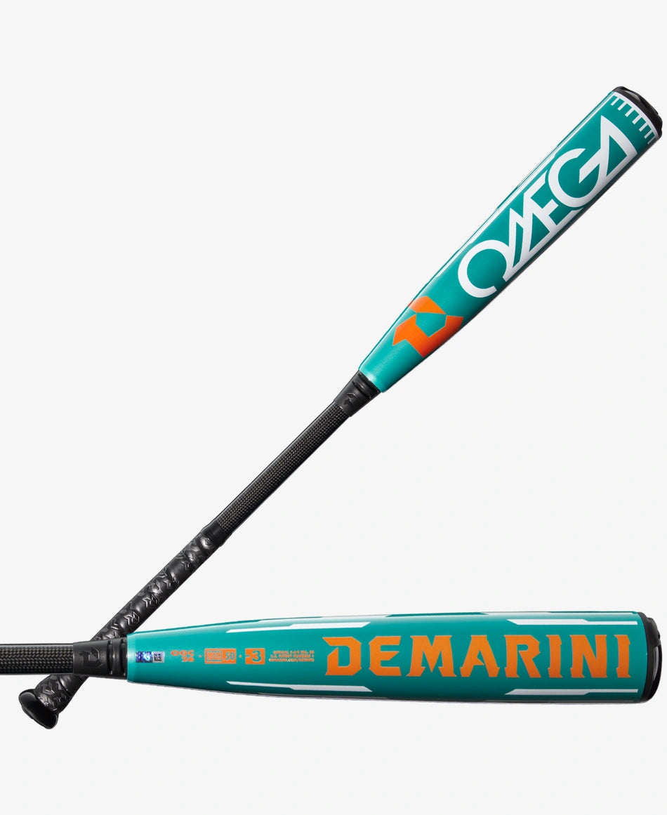 Demarini 2026 Omega (-3) BBCOR Baseball Bat for High School & College Players - Perfect for Competitive Games & Training Sessions