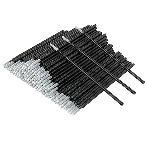 Black - extra long brush - 200 pcs
