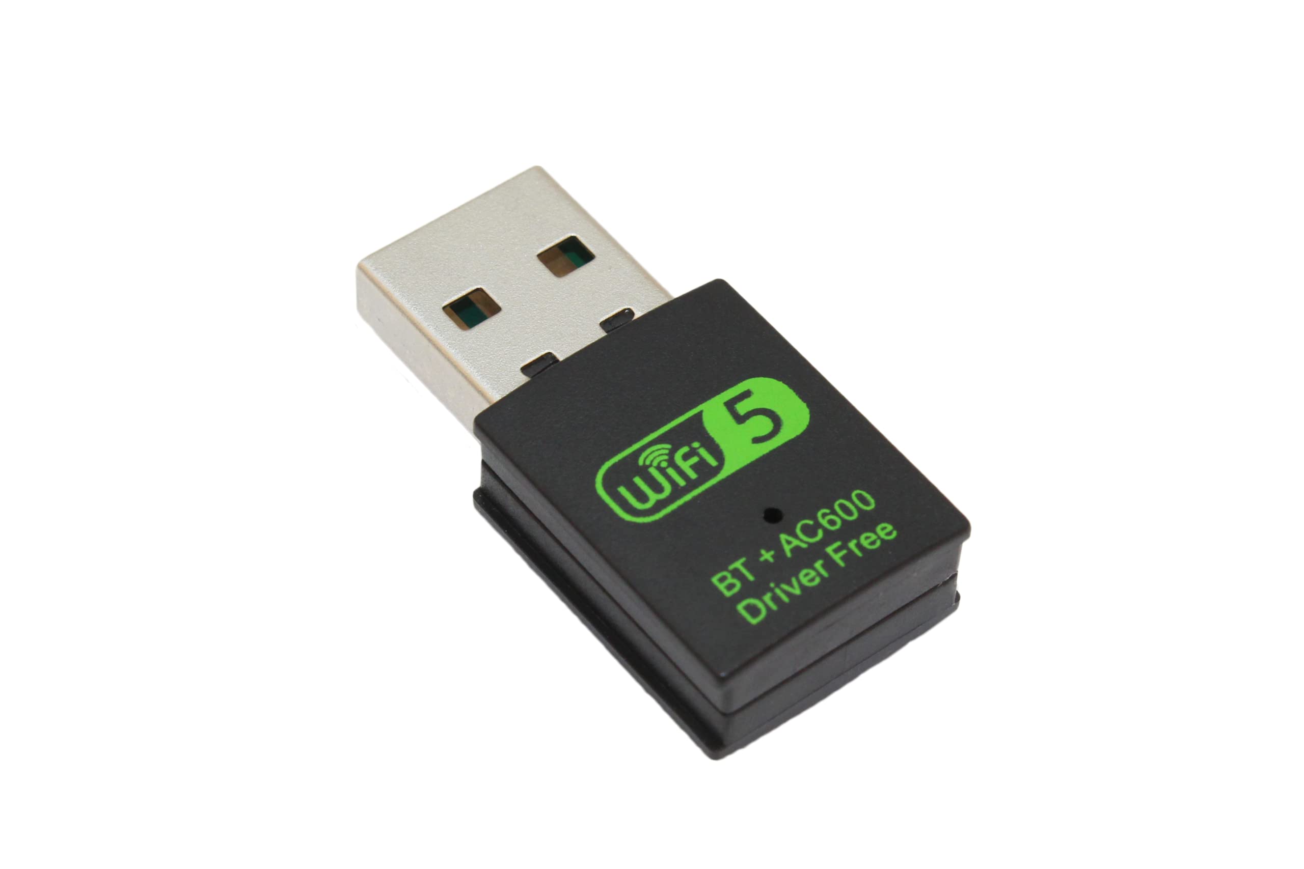 DIGISHUO Mini WiFi Dongle - 600Mbps Dual Band USB Adapter for PC/Laptop/Desktop | Fast Wireless Connectivity