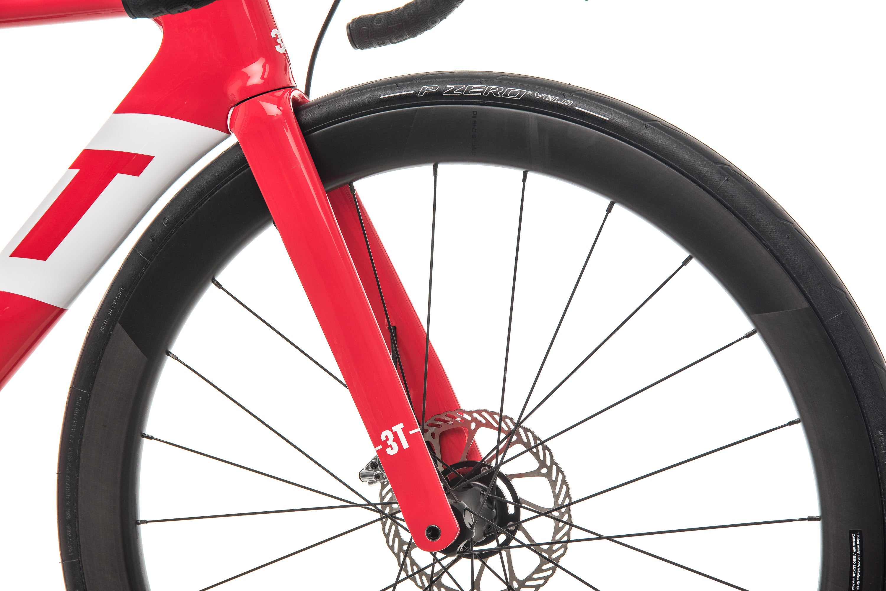 2020 3T Strada Team Red AXS eTap Road Bike - Lightweight Carbon Frame, Wireless Shifting, Small Size | Perfect for Competitive Racing, Endurance Rides & Road Cycling Enthusiasts