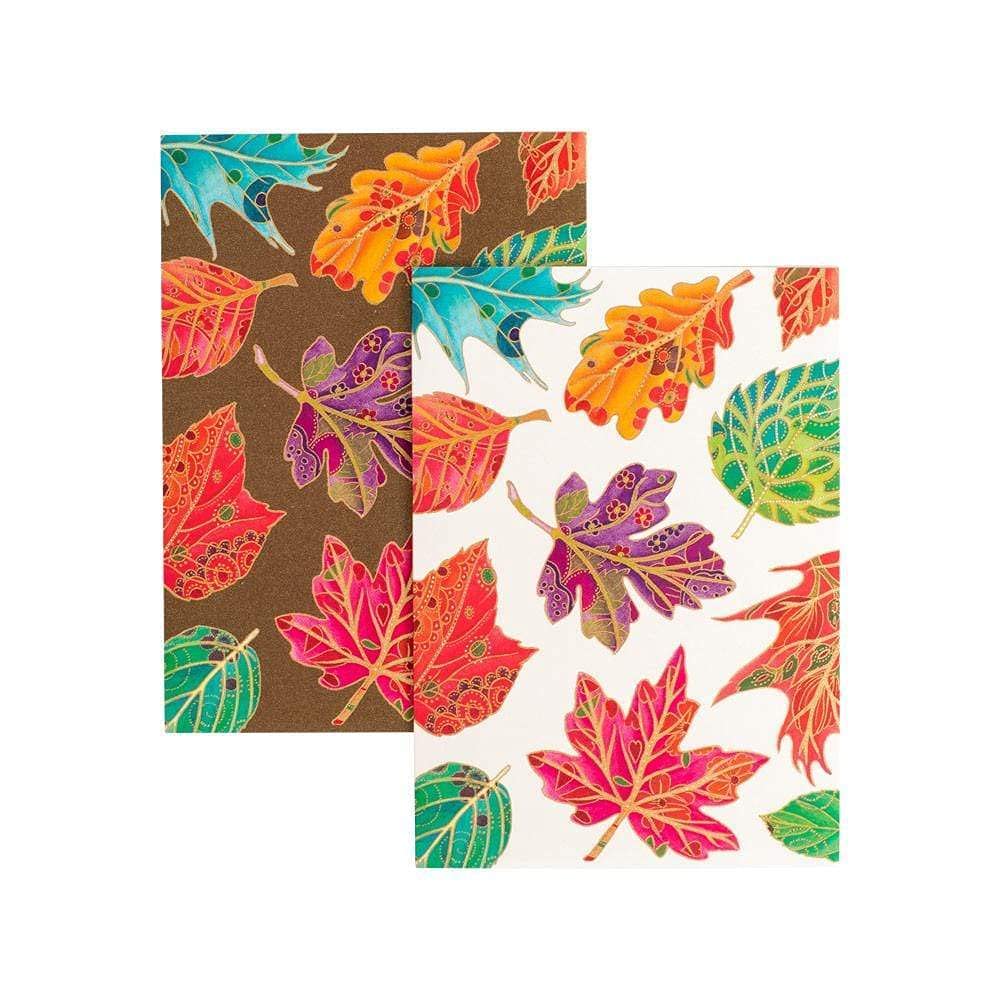 Elegant Caspari Jeweled Autumn Blank Note Cards Set - 32 Premium Boxed Cards & Envelopes for Thanksgiving, Holiday Greetings & Fall Wedding Invitations