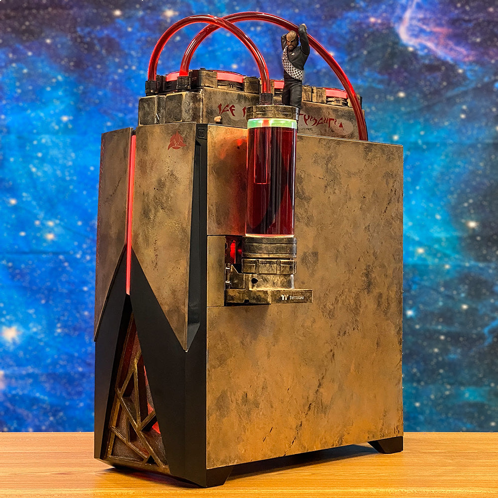 Geek Machine™ XL Star Trek Klingon Edition Gaming PC - High Performance Computer for Trekkies & Gamers | Perfect for Sci-Fi Gaming, Streaming & Collectors