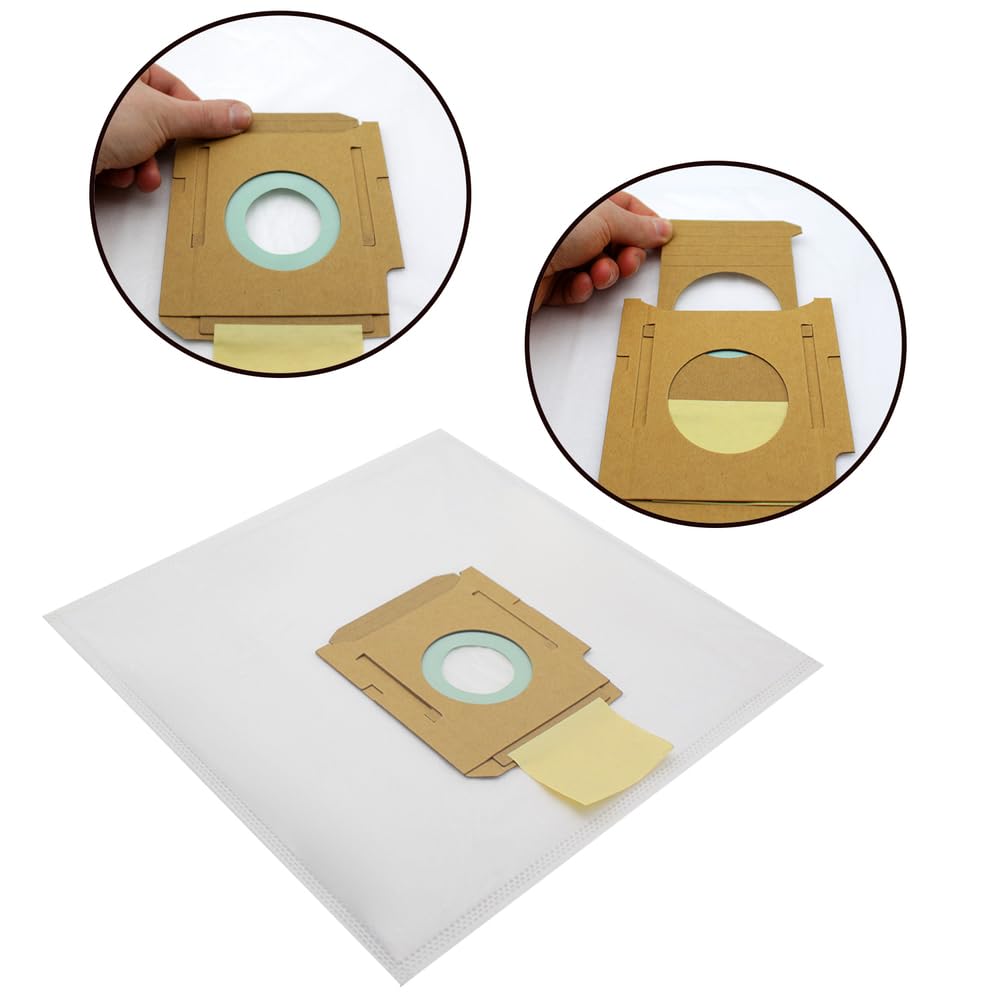 **40-Pack Hoover SC 250 & Alpina Vacuum Cleaner Replacement Bags | Compatible Dust Bags for Efficient Cleaning | Ideal for Home, Office & Pet Hair Removal**