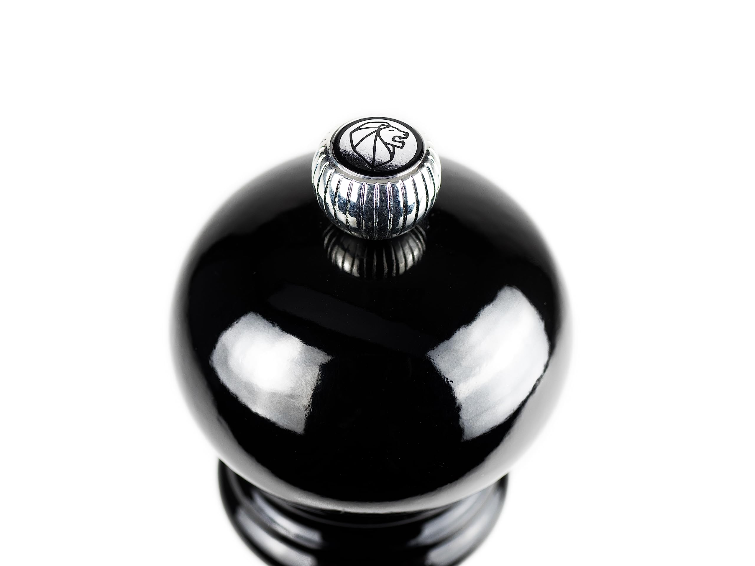 Peugeot Paris u'Select Manual Pepper Mill - Adjustable Coarseness, Beechwood & Gloss Black Finish - Perfect for Kitchen, Dining Table & Gourmet Cooking