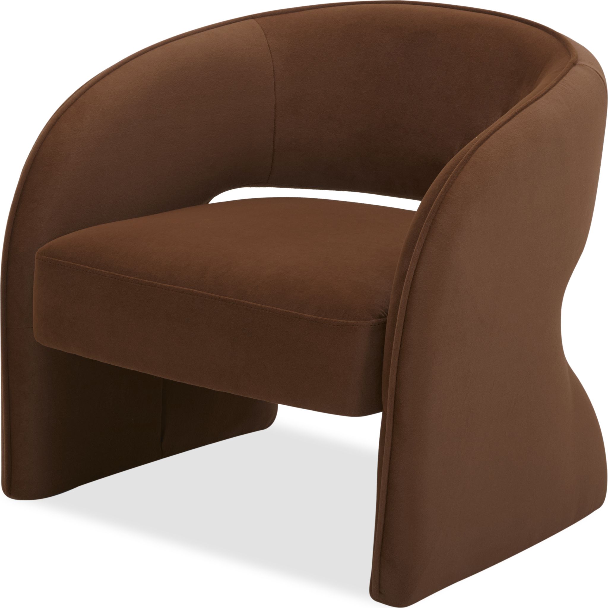 Angel Accent Chair Avalon Brick - Stylish Upholstered Armchair for Living Room, Bedroom, or Office Decor