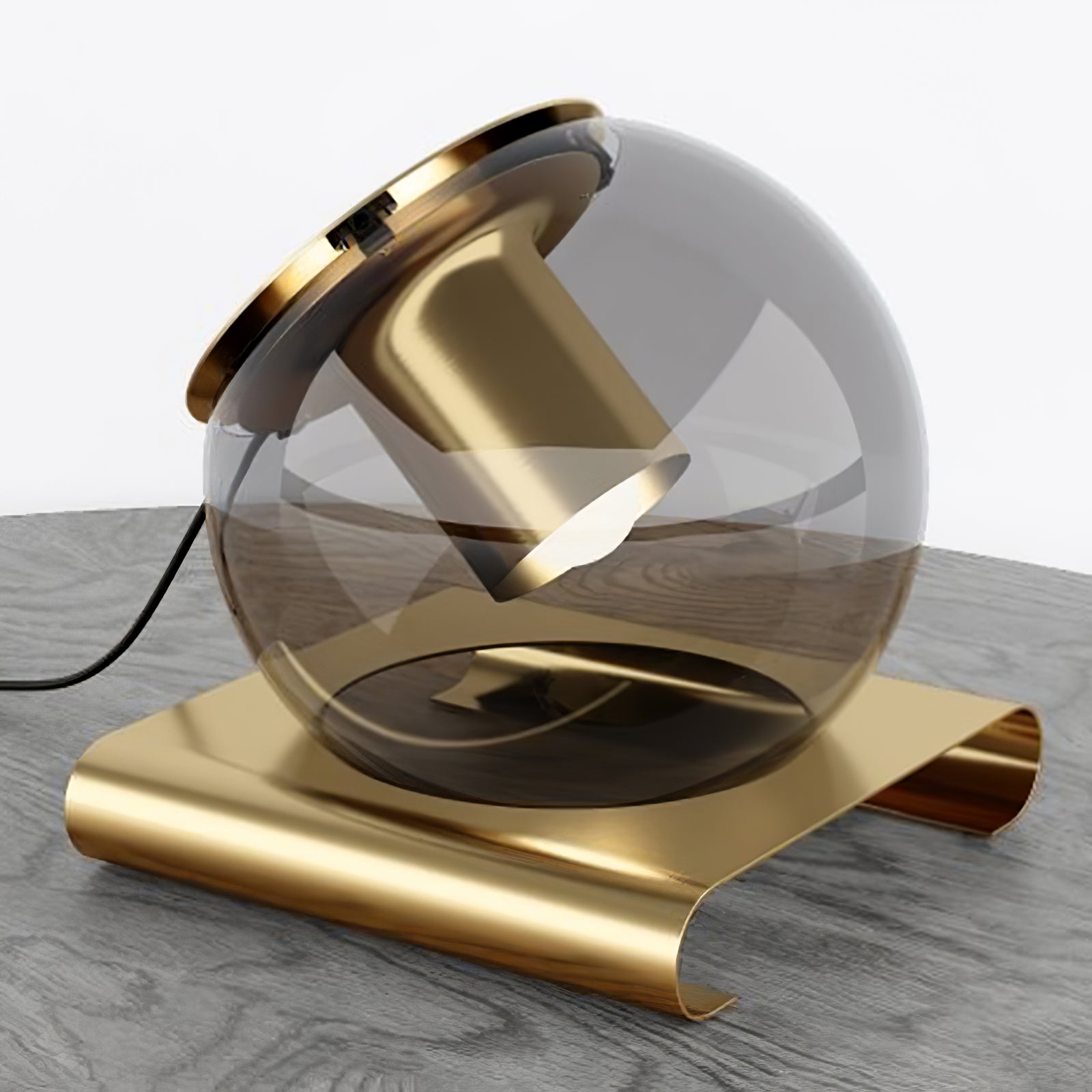 Anvia Modern Glass Table Lamp - Elegant Bedside Lighting for Bedroom, Living Room & Office - Perfect for Reading, Relaxing & Decor