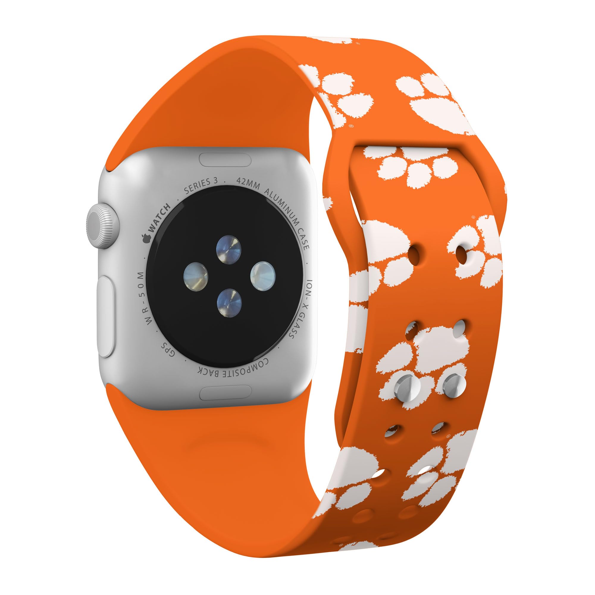 Affinity Bands Clemson Tigers HD Watch Band Compatible with Apple Watch Series 1-9 - Perfect for Game Days, Workouts & Everyday Wear