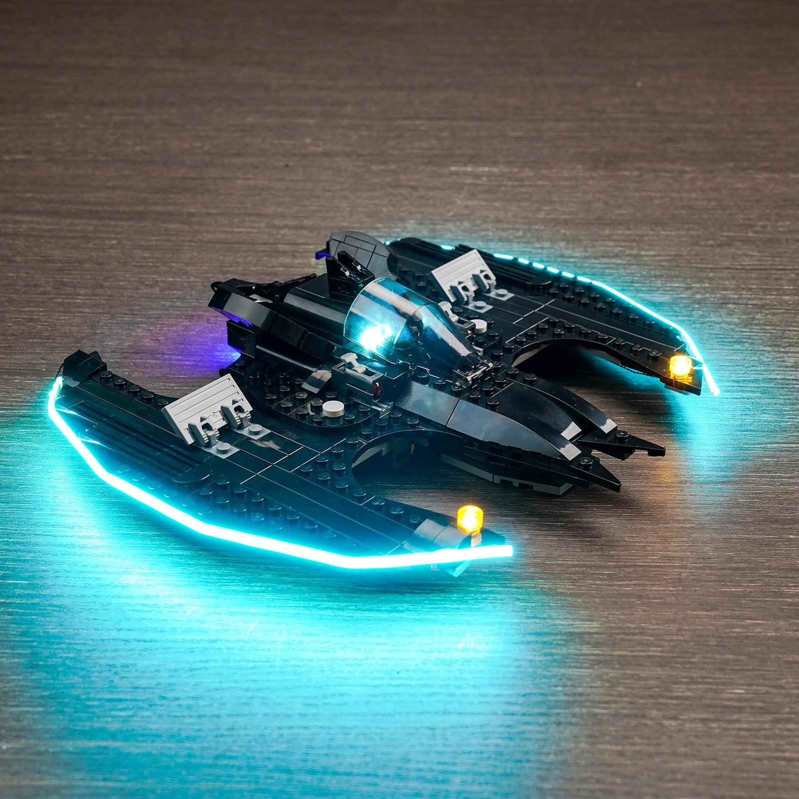 LEGO Batwing 76265 LED Light Kit - Batman vs. The Joker Building Set Accessories | Enhance Your DC Superhero Display & Nighttime Decor