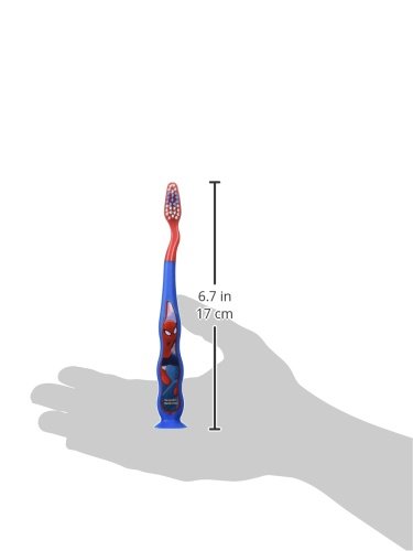 ATAZUA Ultimate Spider-Man Soft Toothbrushes for Kids - 4 Pack | Gentle Bristles for Sensitive Teeth | Perfect for Daily Brushing, Travel & School