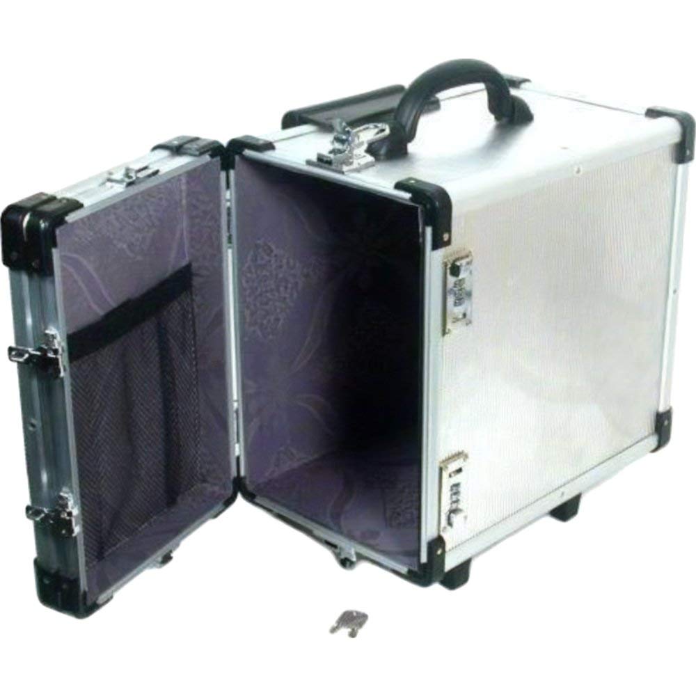 25-Piece Jewelry Display Pad Trays with Aluminum Carrying Case - Perfect for Jewelry Shows, Boutique Displays & Travel Storage