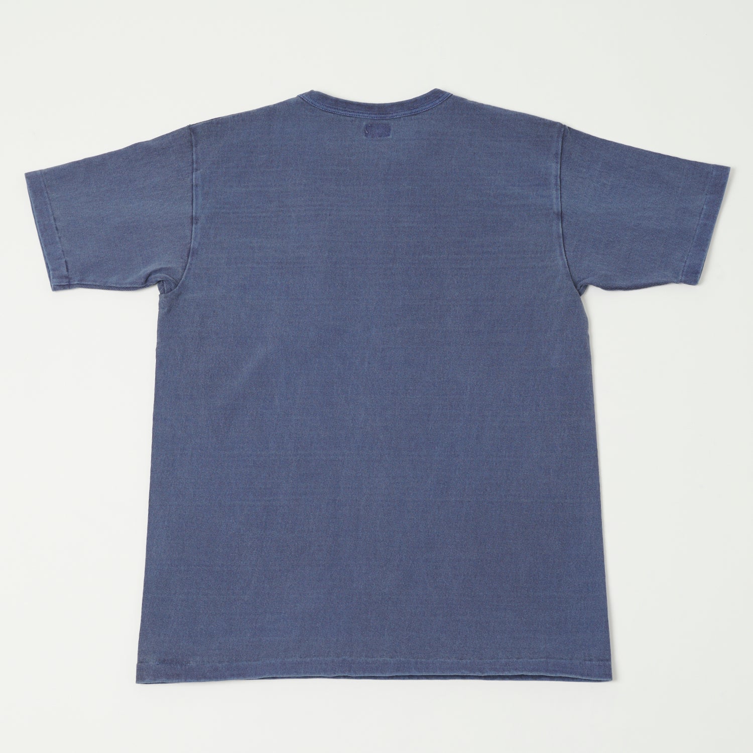 Dubbleworks Heavyweight Cotton Pigment Dyed T-Shirt - Indigo Blue | Casual Wear, Street Style & Everyday Comfort