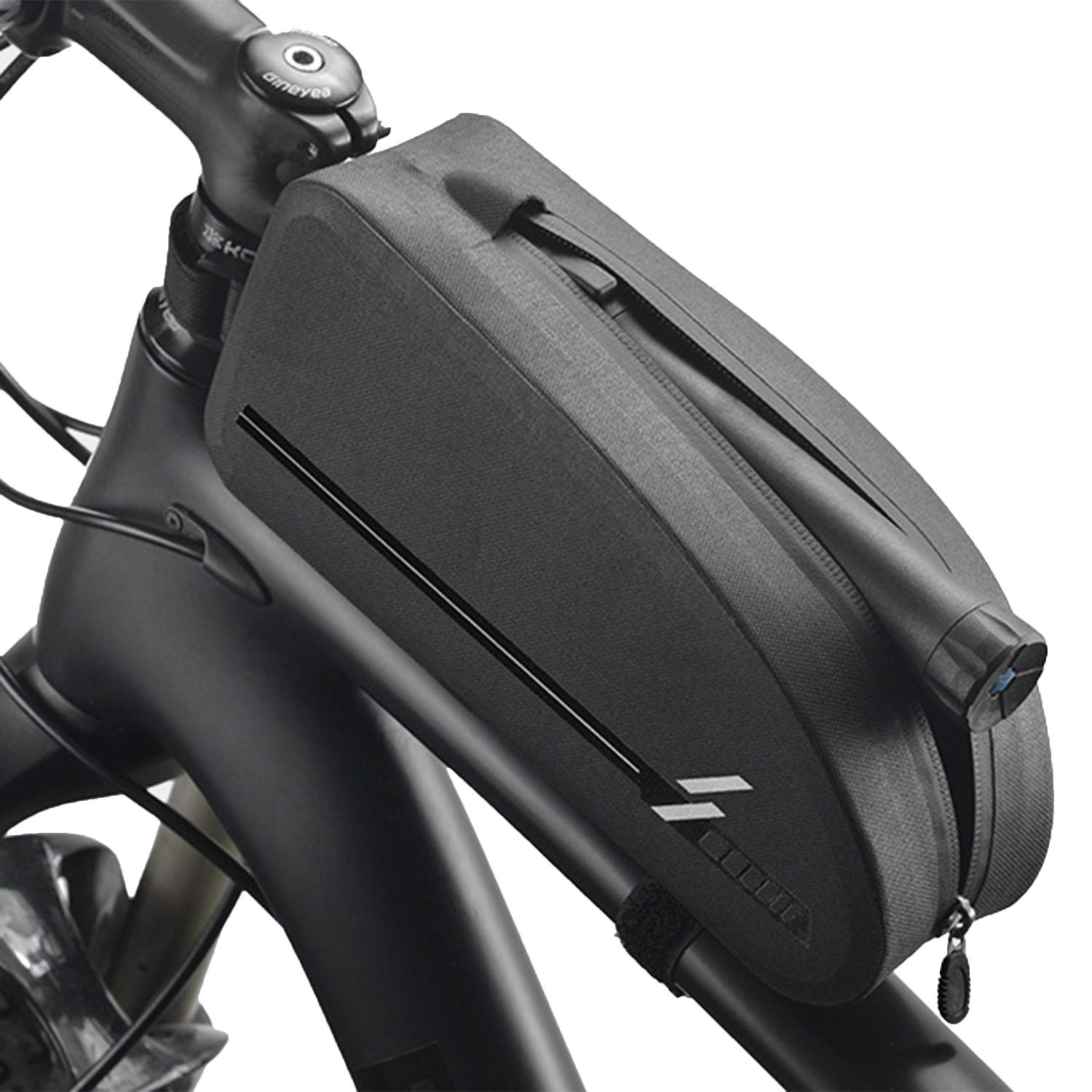 **Waterproof Bike Phone Frame Bag - Large Capacity Top Tube Pack for Cycling | Durable Bicycle Accessories Pouch for iPhone, Android Phones | Perfect for Commuting, Mountain Biking & Road Trips**
