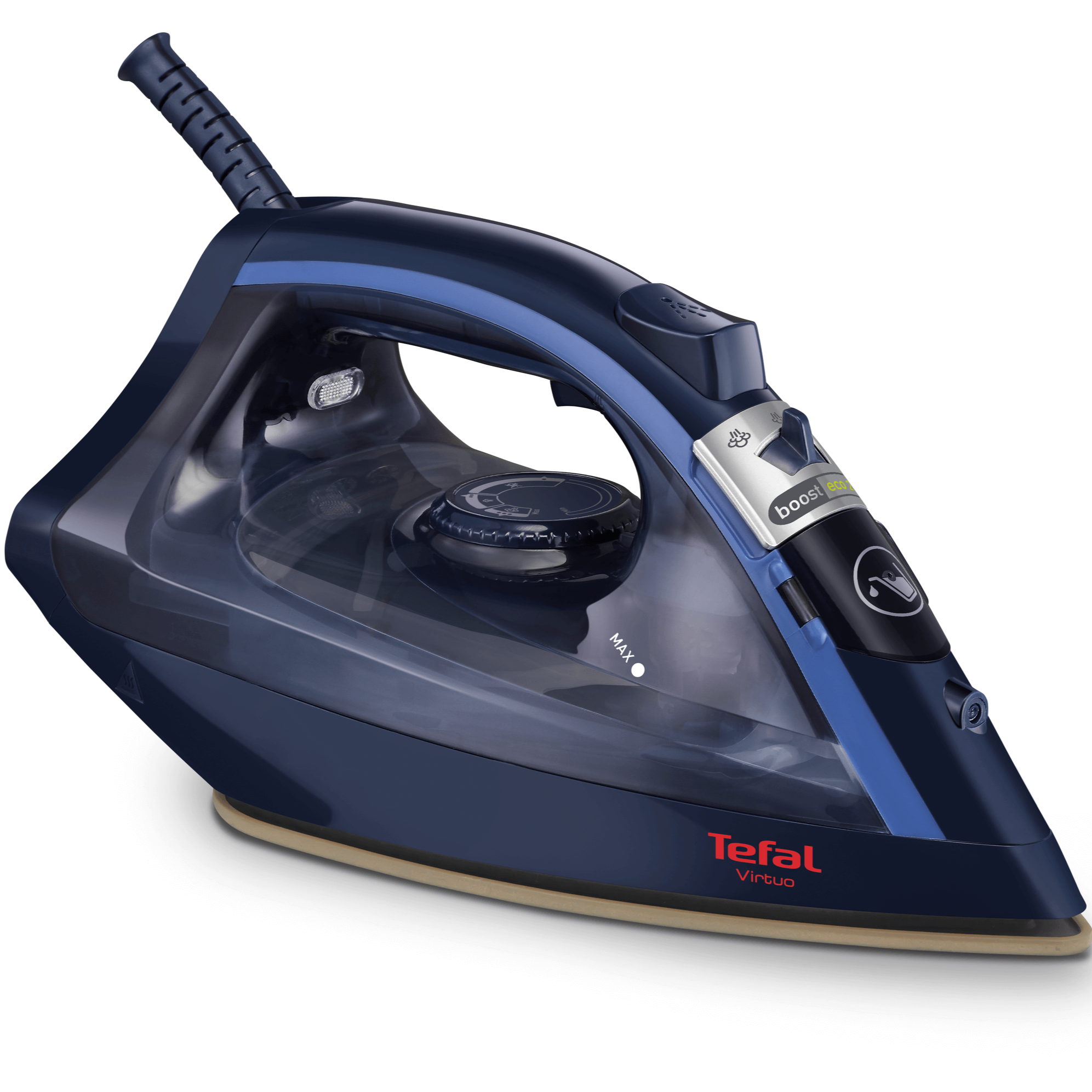 Tefal Virtuo Steam Iron FV1739 - Powerful Steam Iron with Auto Shut-Off & Anti-Calc for Perfect Ironing | Ideal for Home, Office, and Travel Use