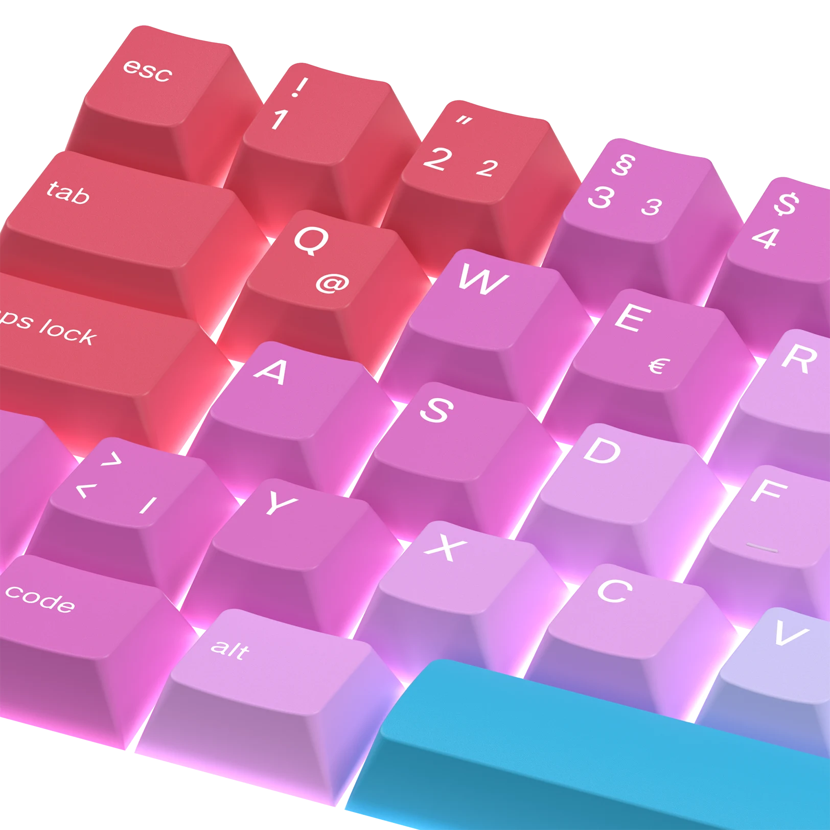 Custom Keycaps for Mechanical Keyboards - Daydream DE Design - Perfect for Gaming, Typing & Office Work