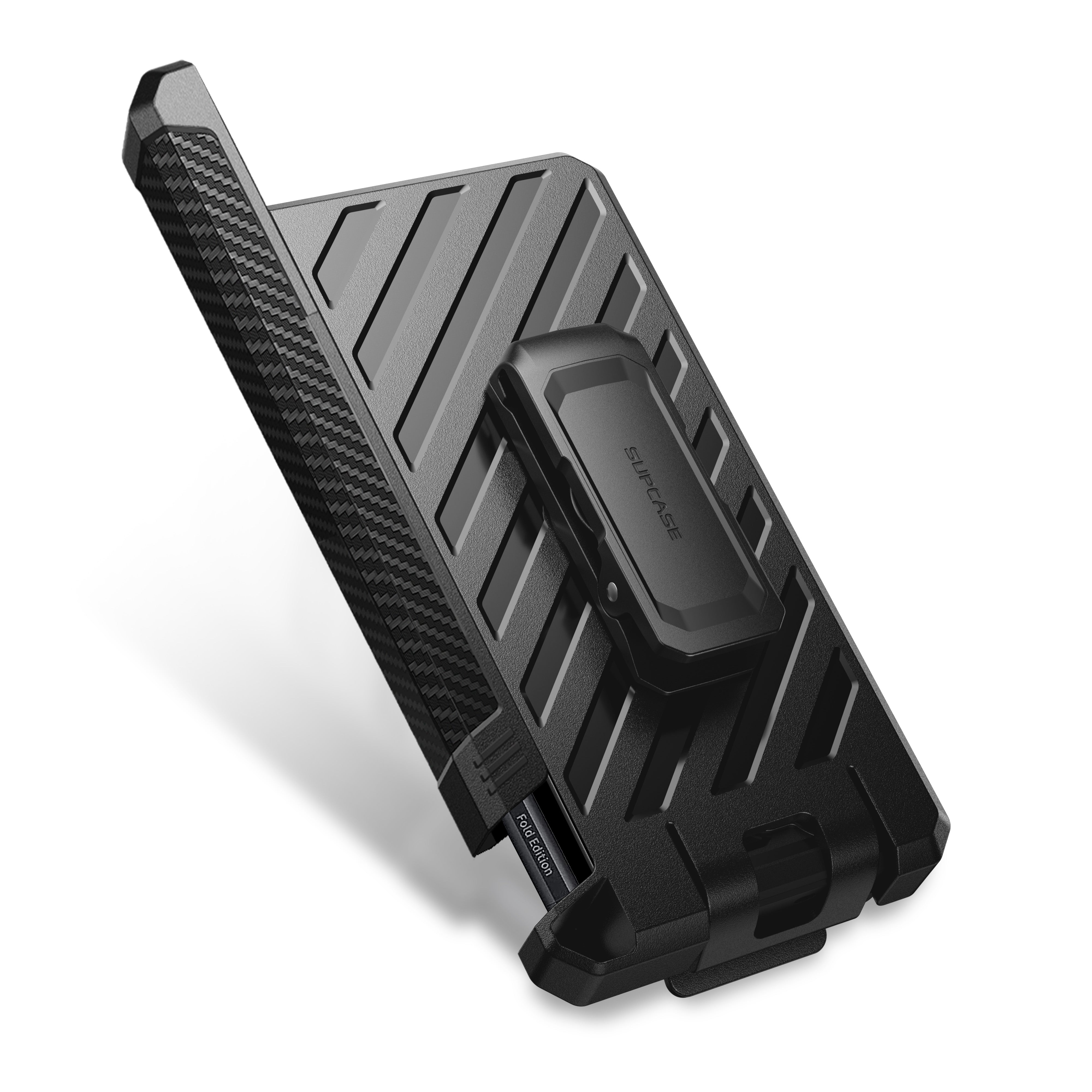 Samsung Galaxy Z Fold5 Unicorn Beetle Kickstand Case with Built-in Screen Protector - Dark Green | Heavy Duty Protection for Work, Travel & Everyday Use
