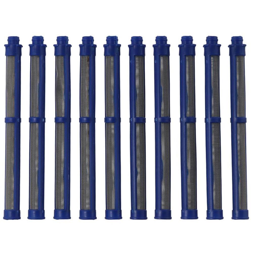 10 Pack 287033 Spray Gun Filters - 100 Mesh Durable Airless Spray Gun Replacement Filters - Compatible with Most Spray Guns - Perfect for Painting, Automotive & Home Improvement Projects