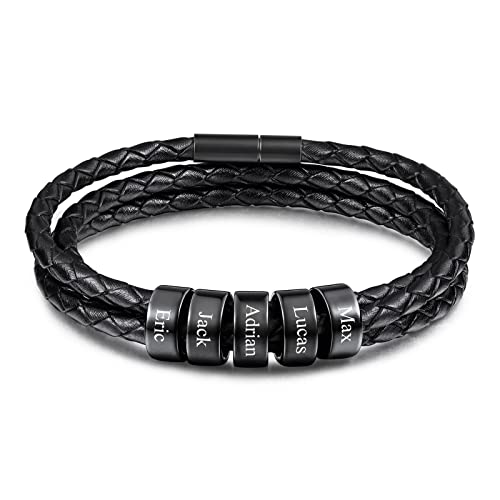 B4: 5 Black Beads