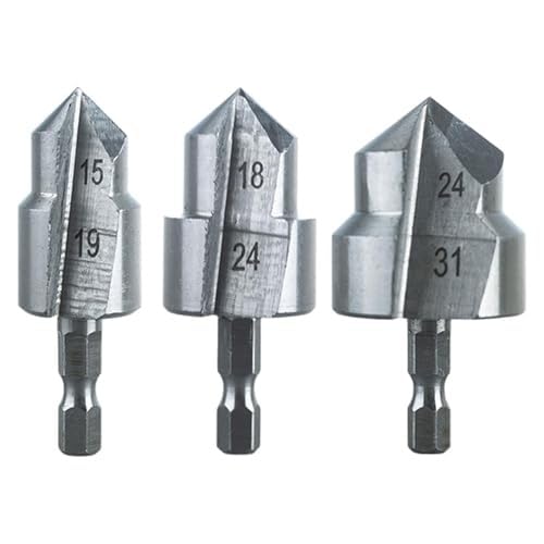 High-Quality Expansion Repair Drill Bit - PPR Lifting Stepped Drill for Water Pipe Connections | Hexagon Shank | Durable & Easy Installation | Perfect for Plumbing Repairs & DIY Home Improvement Projects