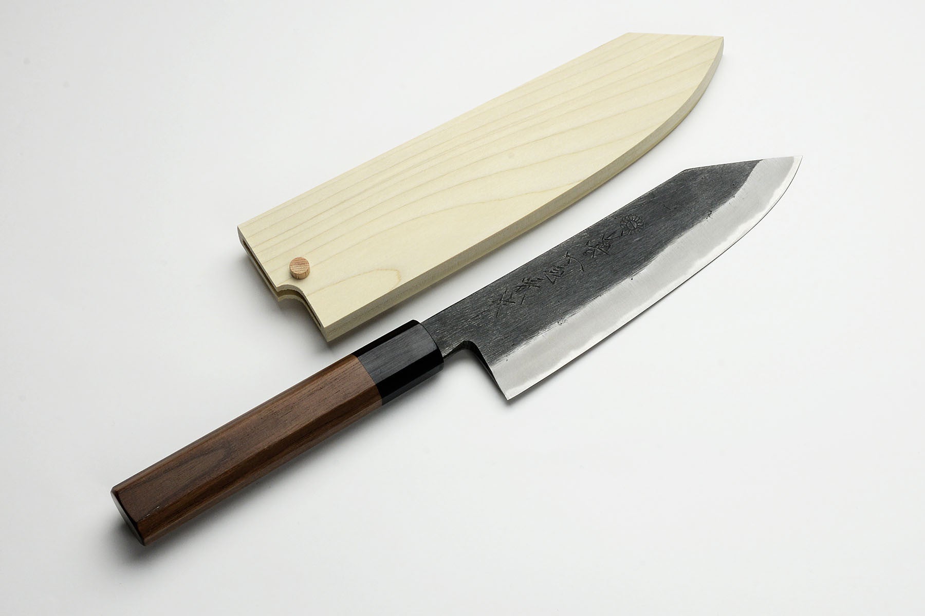 Premium Kikuichi Kurouchi Carbon Steel Clad 7