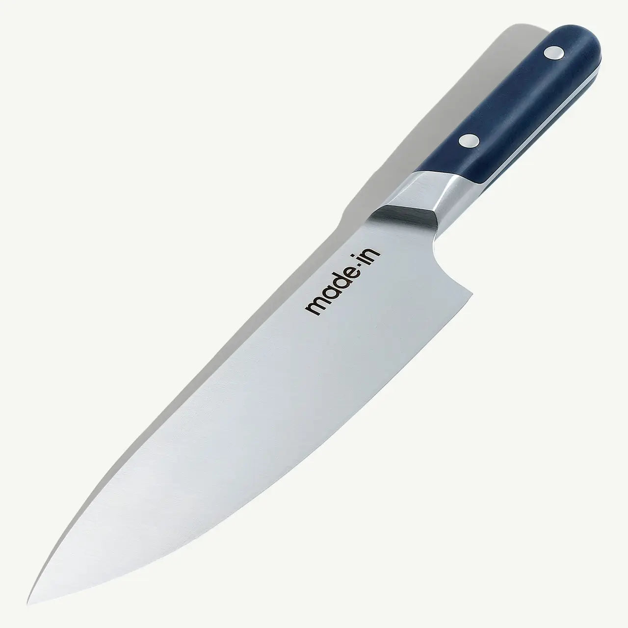 Premium 8 Inch Chef Knife - Professional Kitchen Knife with Harbour Blue Handle - Perfect for Slicing, Dicing, and Chopping Vegetables, Meat, and Fruits