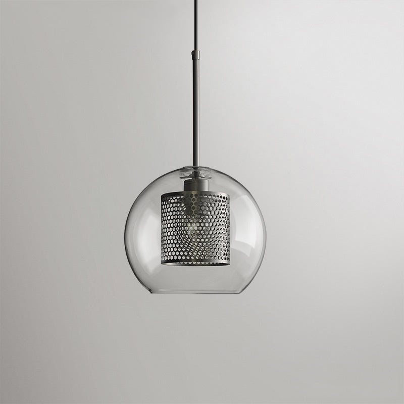 Chiswick Glass Pendant Light - Modern Hanging Ceiling Lamp for Kitchen Island, Dining Room & Bedroom Lighting
