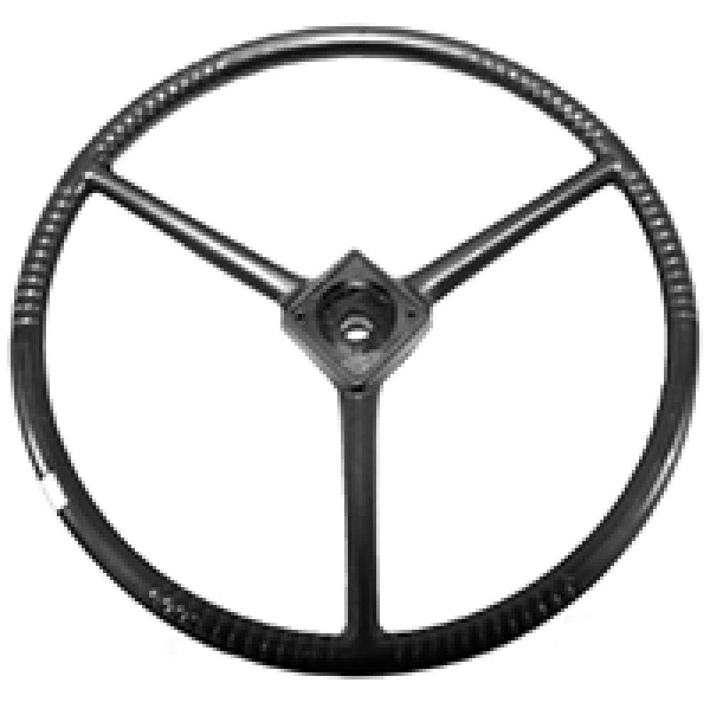 RAParts 232033 Black Steering Wheel Replacement for Allis Chalmers D10 D12 D14 D15 D17 D19 D21 I600 Tractors - Durable Farm Equipment Accessory for Smooth Operation