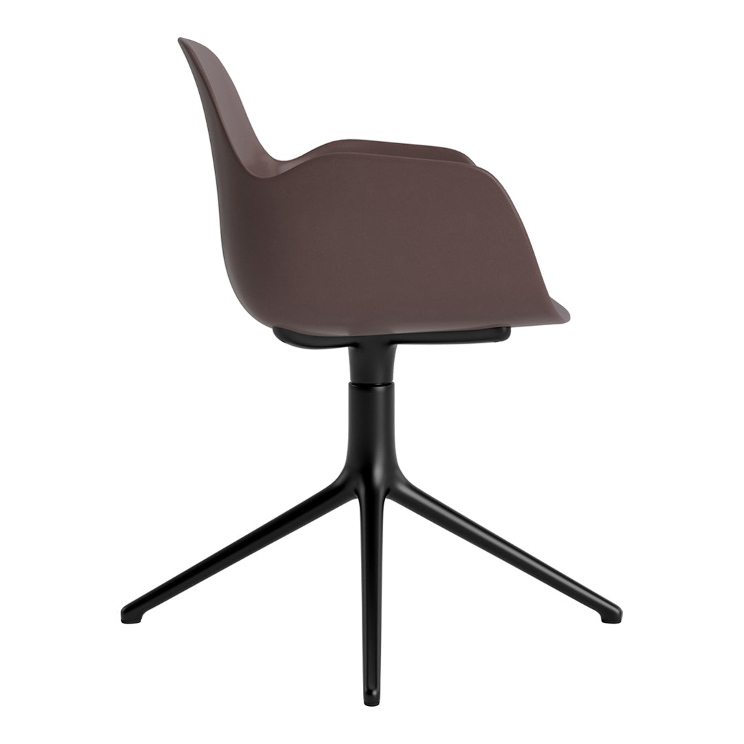 Modern Form Armchair with 4L Swivel Base - Ergonomic Office Chair for Home & Workspace - Perfect for Working, Gaming, and Relaxing