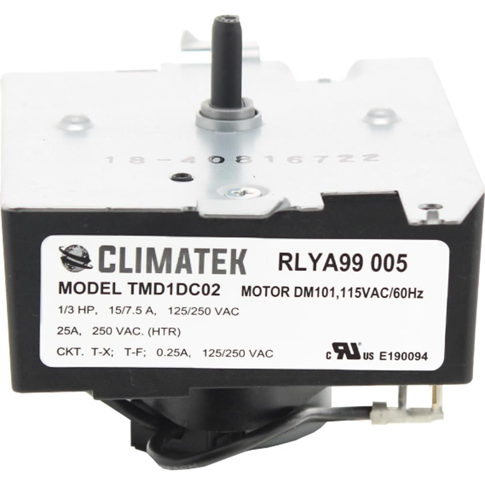 GE WE4M359 Dryer Timer Control Replacement - ClimaTek Compatible for Efficient Laundry Drying | Perfect for Home & Commercial Use