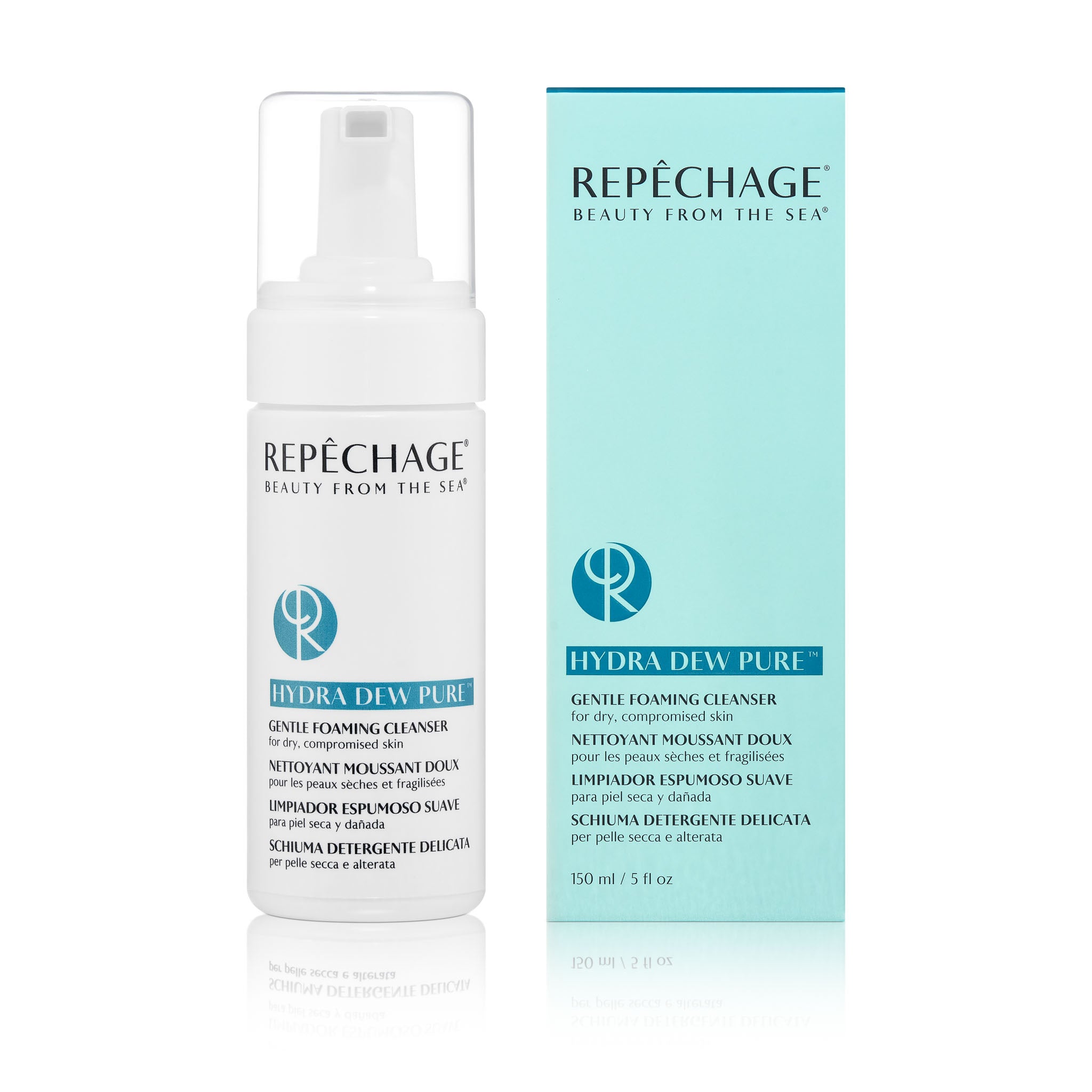 Hydra Dew Pure™ Gentle Foaming Facial Cleanser - Oil-Free Daily Face Wash for Sensitive Skin | Perfect for Morning & Night Skincare Routine