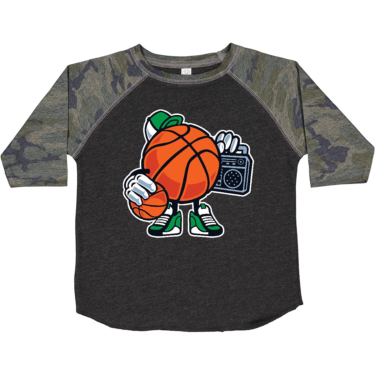 Inktastic Street Basketball Toddler T-Shirt - Cute Boys & Girls Basketball Graphic Tee for Kids - Perfect for Playground, Sports Day & Casual Wear