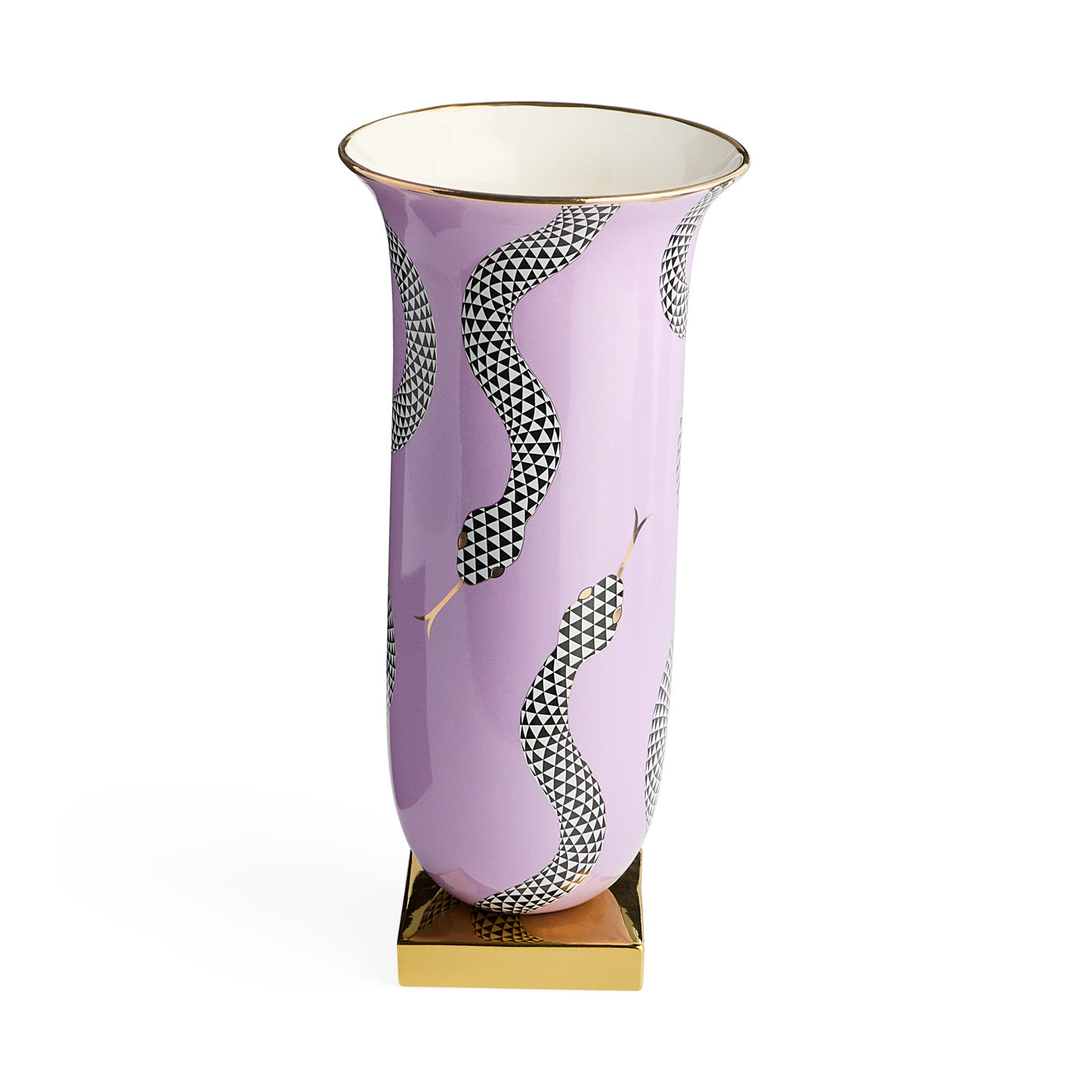 Eden Tall Flared Vase - Elegant Decorative Ceramic Flower Vase for Home Décor, Wedding Centerpieces & Modern Interior Design