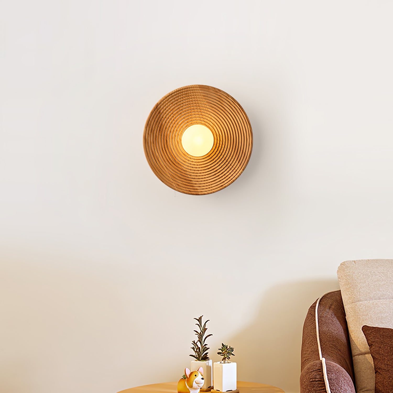 Lumina Contour Wooden Wall Sconce - Handcrafted Modern Lighting Fixture for Bedroom, Living Room & Hallway Decor