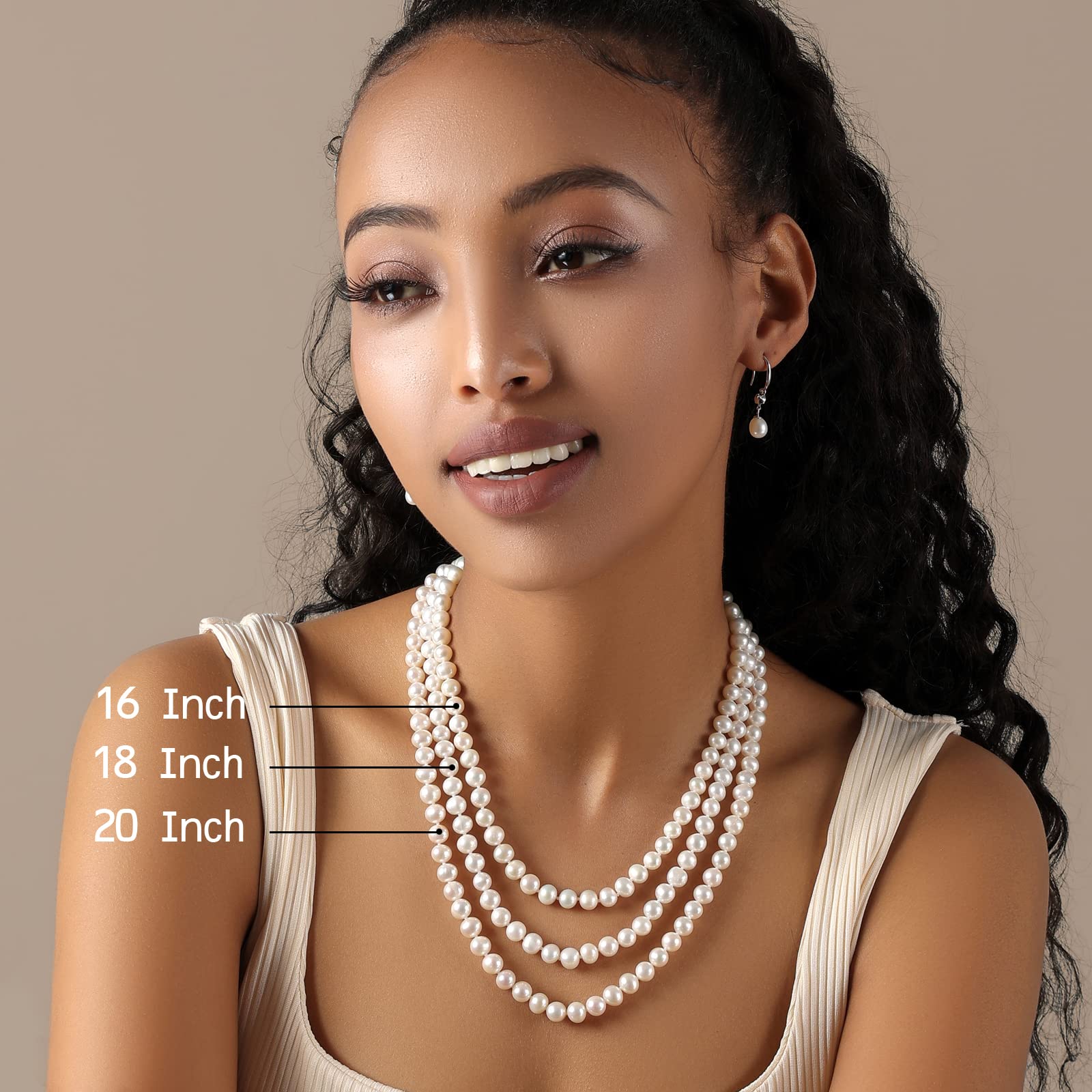 Real Pearl Necklace with Heart Clasp - Elegant Jewelry Gift for Women