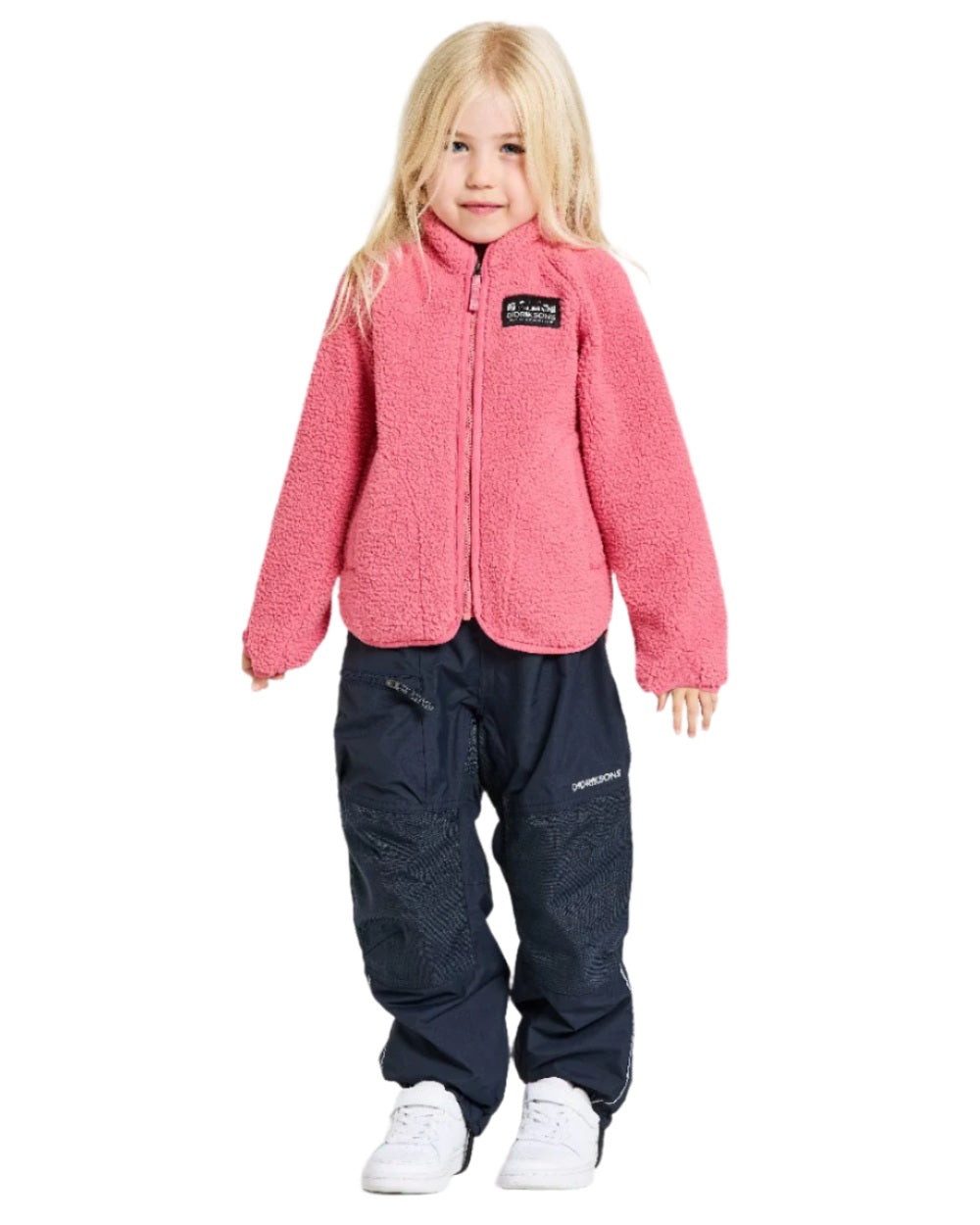 Didriksons Kids Gibbs Full Zip Waterproof Jacket - Windproof & Lightweight for Outdoor Adventures