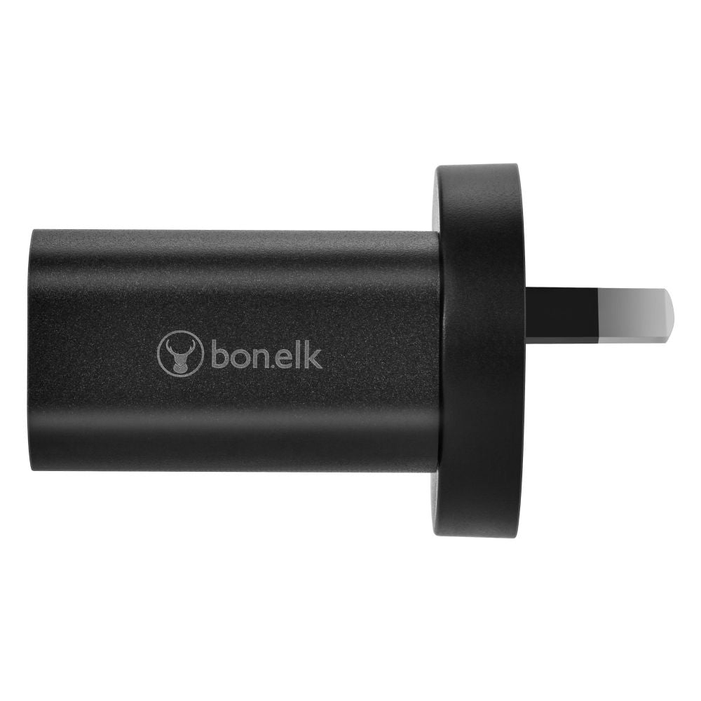 Bonelk 12W USB A Wall Charger Adapter - Fast Charging Block for iPhone, Android, Samsung - Compact & Durable Black Power Plug for Home, Office, Travel
