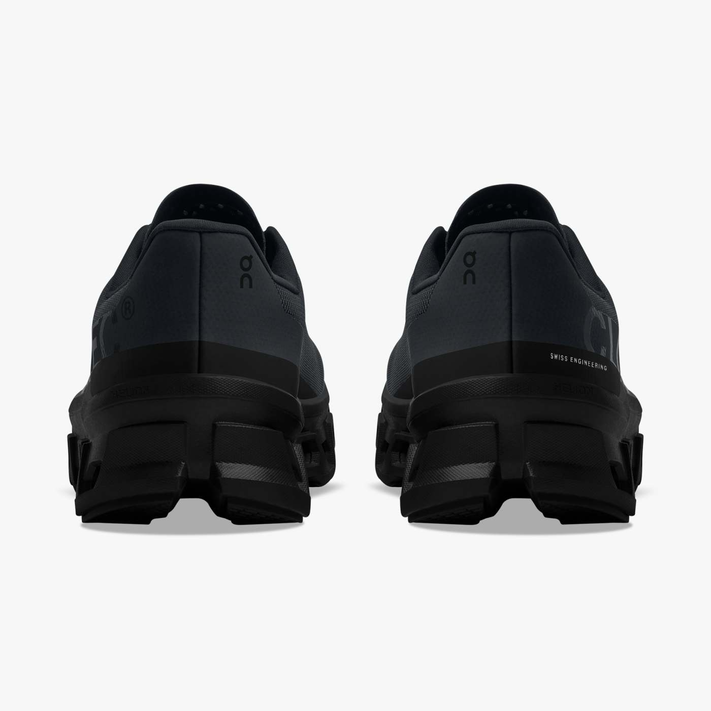 On Running Men's Cloudmonster Running Shoes - All Black | Lightweight Cushioned Sneakers for Marathon Training & Road Running