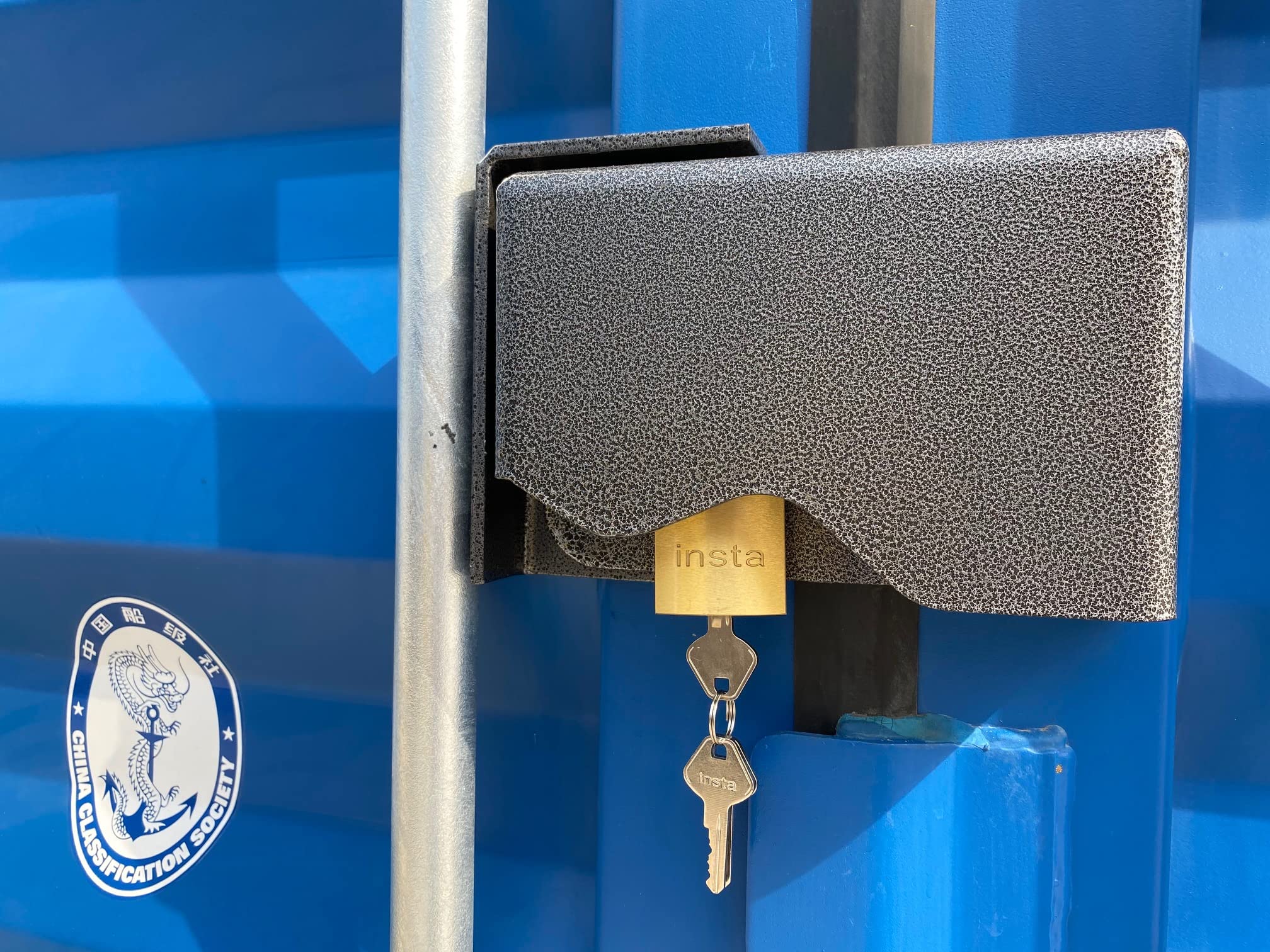 #3240 INSTA Shipping Container Bolt-On Lock Box - Heavy Duty Security for Cargo Containers | Weatherproof & Tamper-Proof Design | Perfect for Ports, Warehouses & Transport Security
