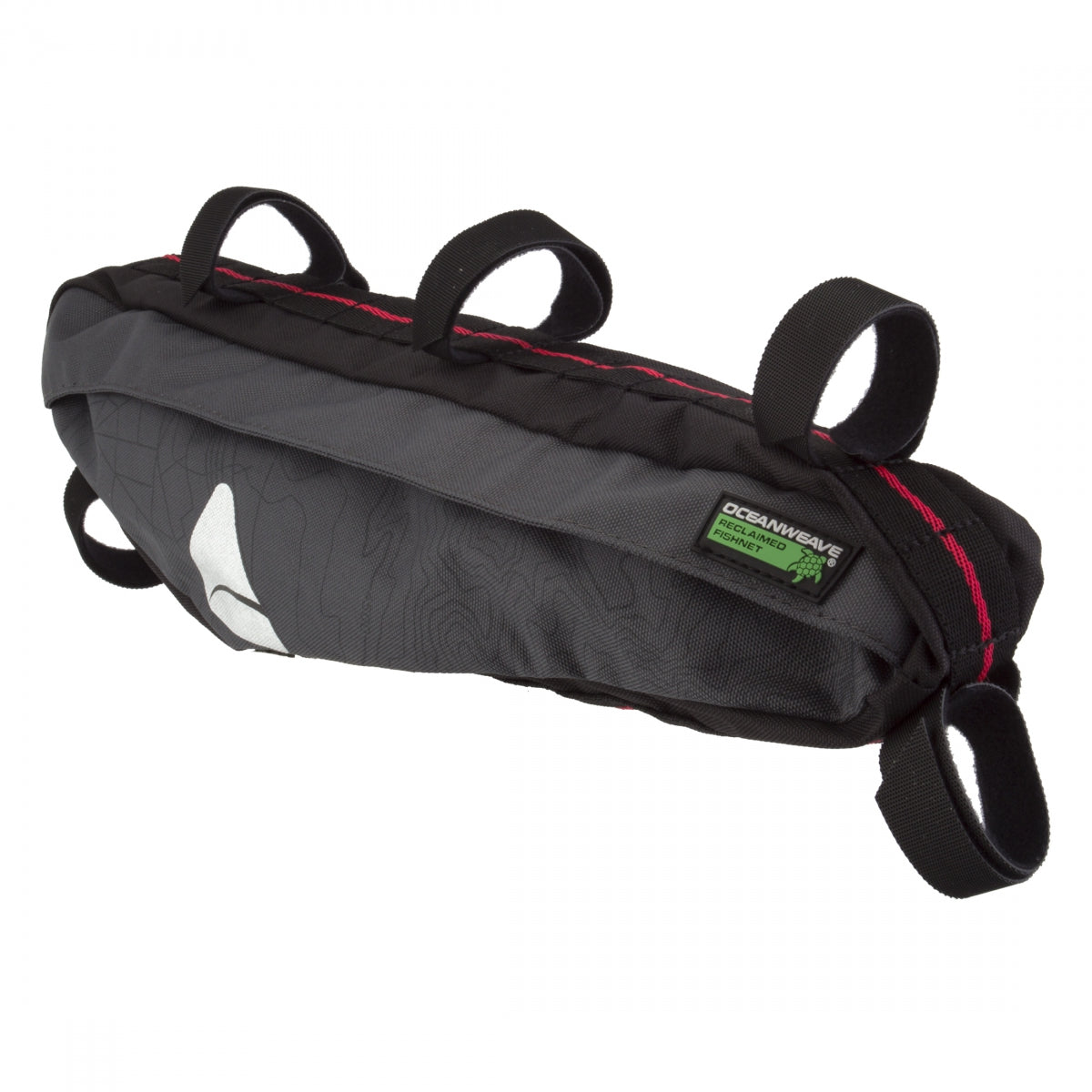 Axiom Seymour Oceanweave P2.5 FramePack - Water Resistant Bicycle Pack for Commuting & Mountain Biking - Black Gray Cycling Accessory for Road & Trail Adventures