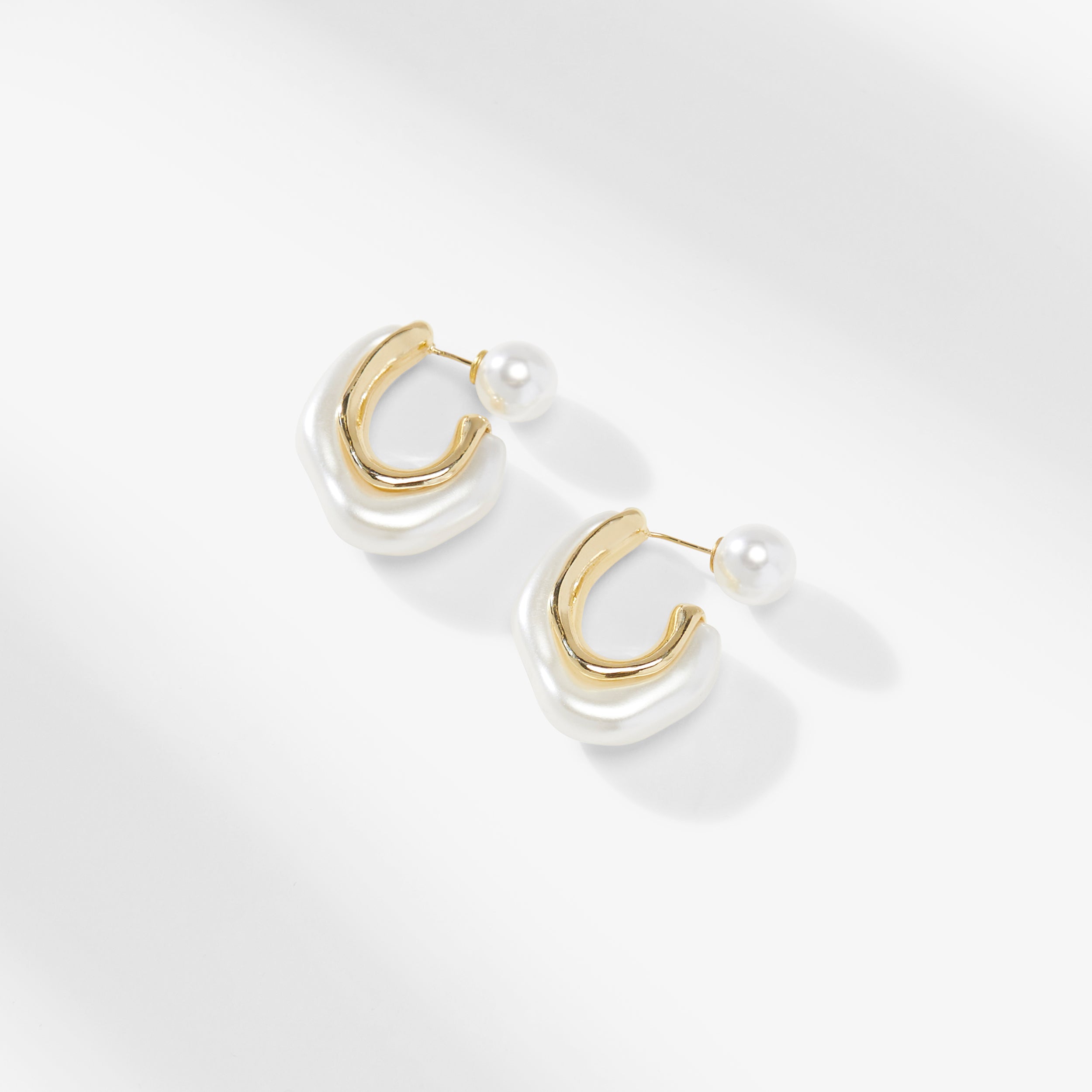 Elegant Gold Earrings for Women - 14K Gold Plated Dangle Hoop Earrings | Perfect for Parties, Weddings & Everyday Wear